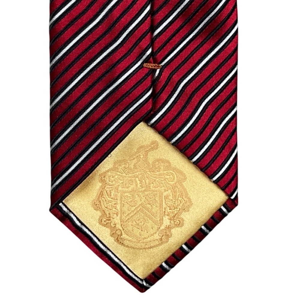 Donald J. Trump Necktie Mens OS Silk Signature Collection Gold bar Crest